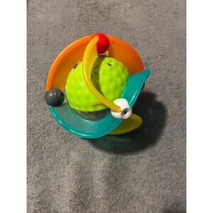 Infantino Baby Sensory Rattle Ball Developmental Toy Teether Spinner Colorful